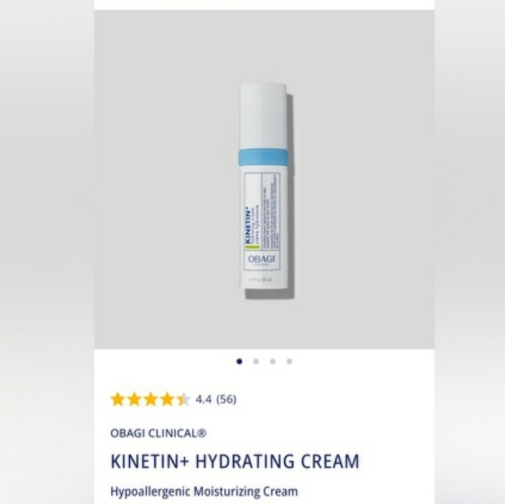 Obagi Clinical Kinetin+ Hydrating Cream - Blue and White